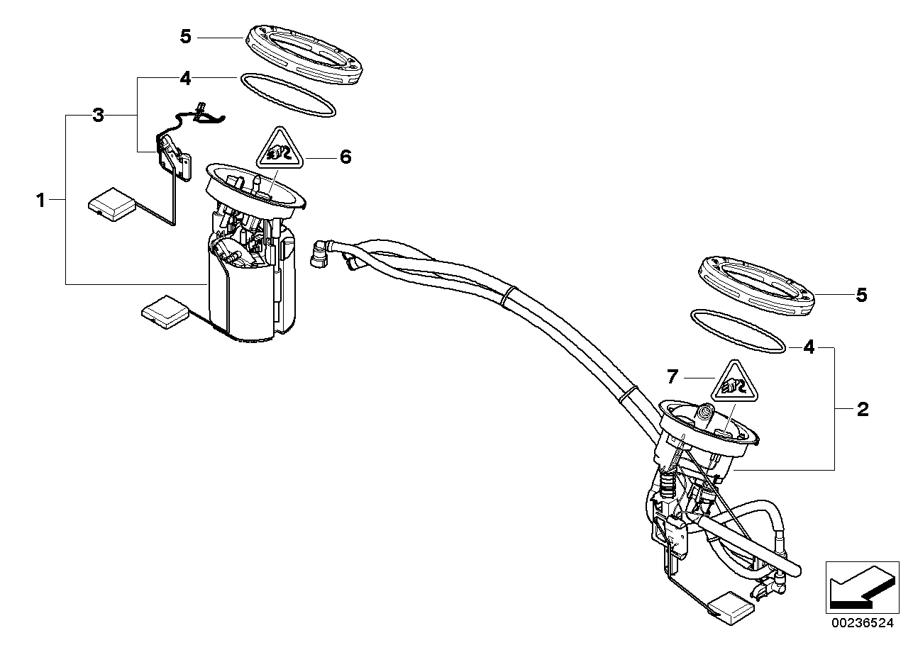 BMW 16147163296 - Sender Unit, fuel tank onlydrive.pro