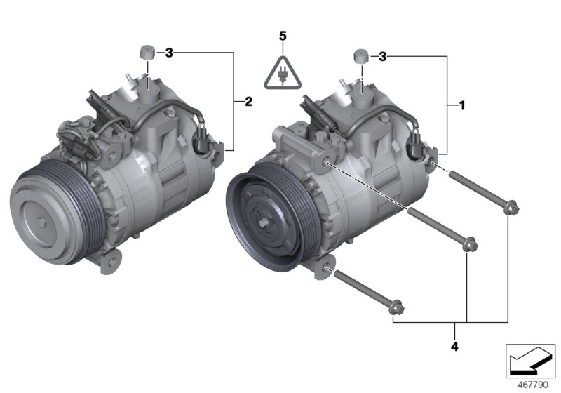 BMW 64 52 9 122 618 - Compressor, air conditioning onlydrive.pro