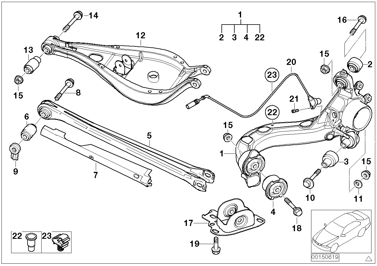 BMW 33 32 6 770 817 - Piekare, Šķērssvira onlydrive.pro