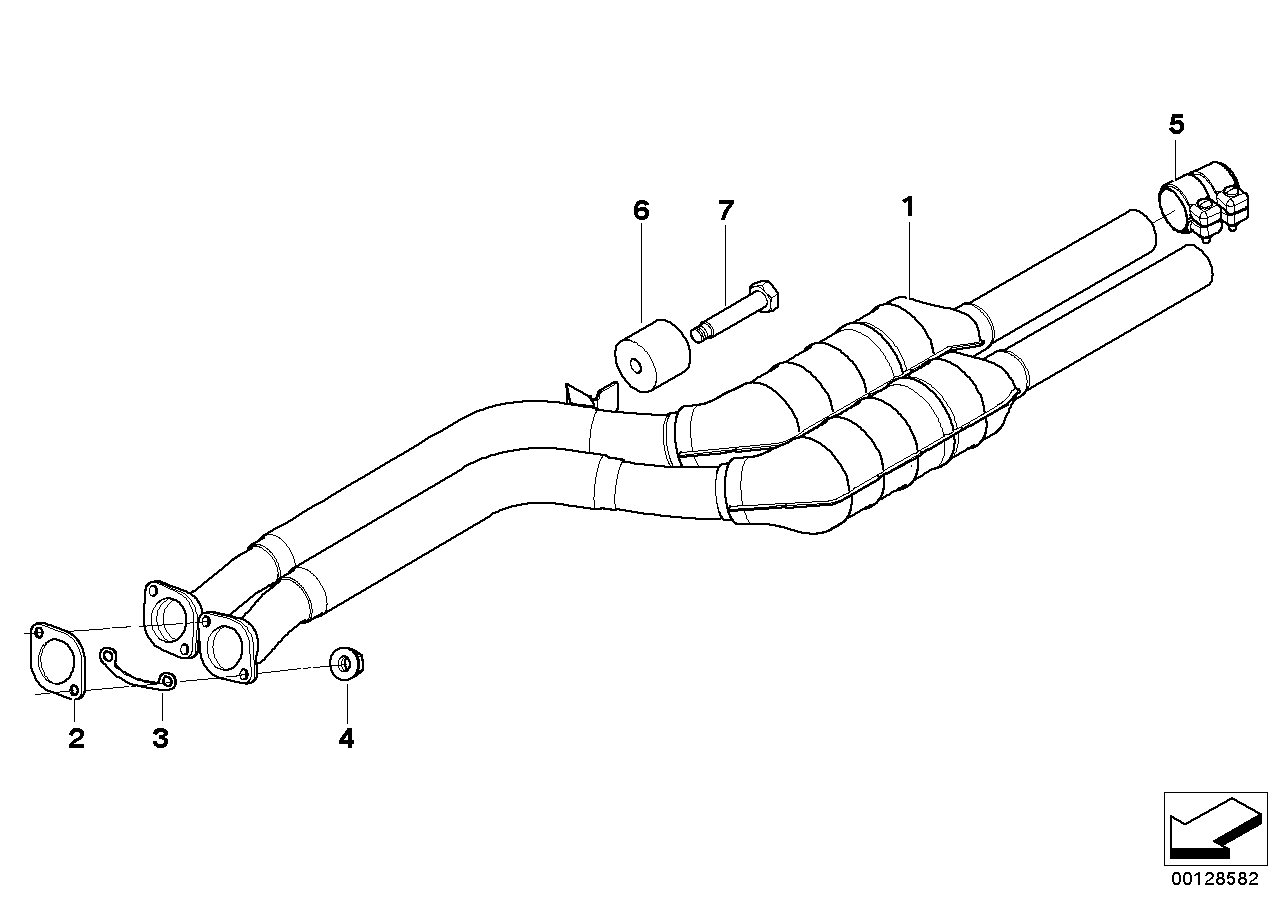 BMW 18 10 7 502 346 - Прокладка, труба выхлопного газа onlydrive.pro