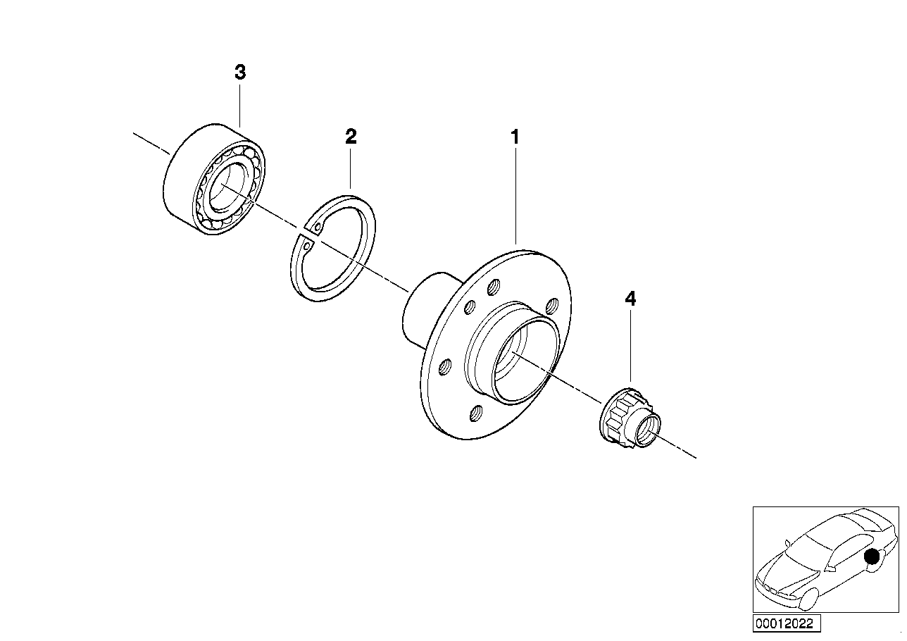 BMW 33 41 1 132 565 - Veržlė, pasukamasis kakliukas onlydrive.pro