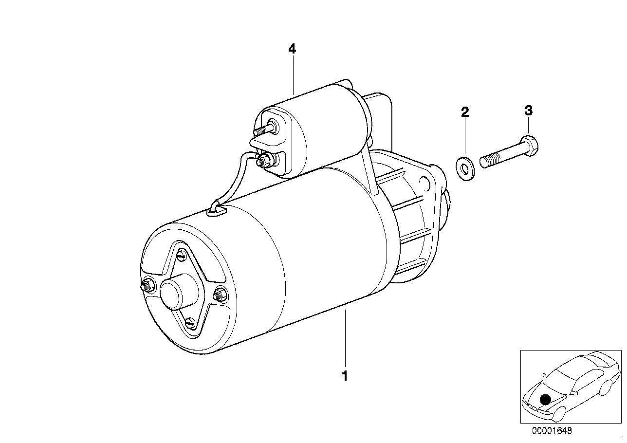 BMW 12 41 7 785 691 - Starter onlydrive.pro