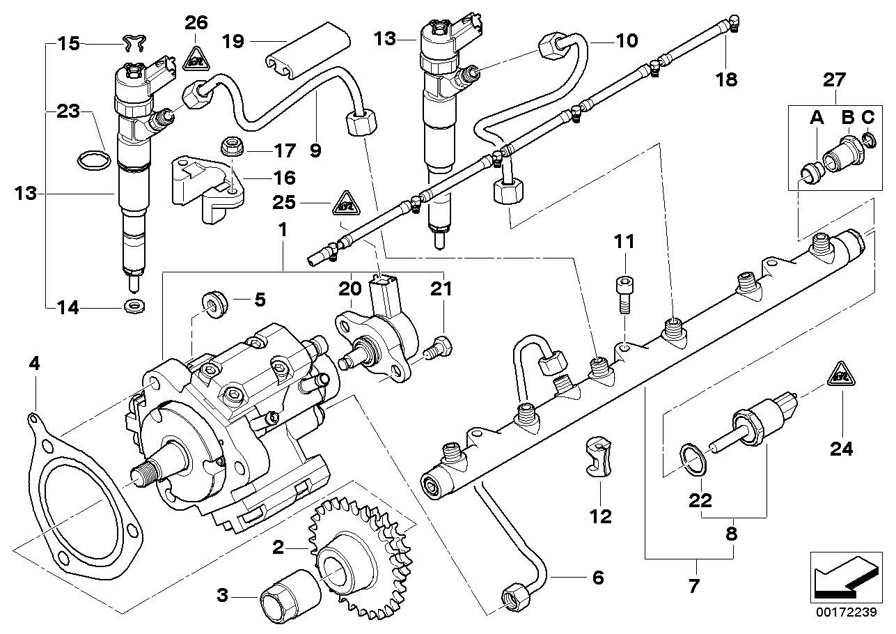 BMW 13 53 7 785 722 - Tiivisterengas, suutinistukka onlydrive.pro