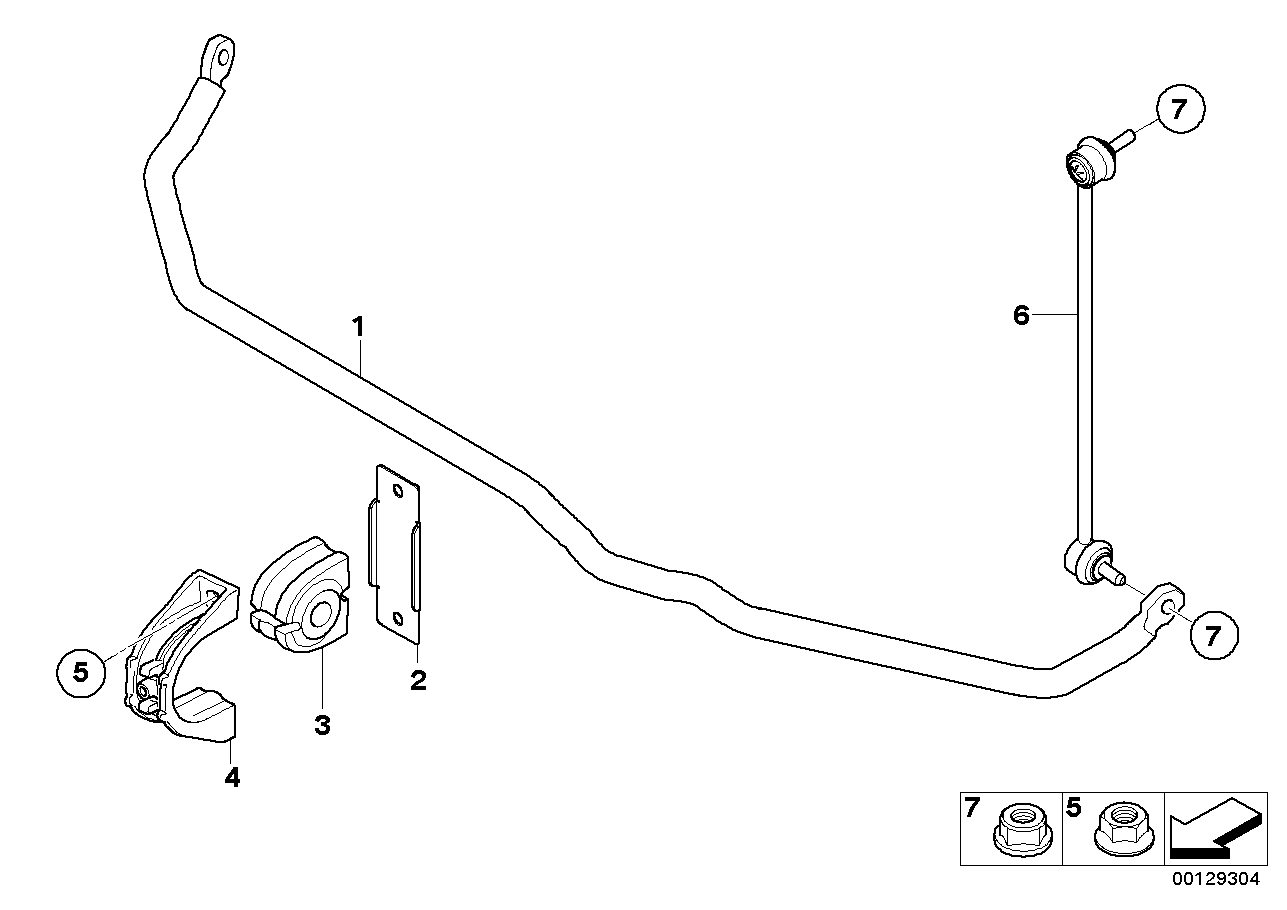 BMW 31 35 6 753 928 - Втулка стабилизатора onlydrive.pro