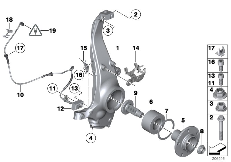 BMW 34 52 6 853 859 - Sensor, wheel speed onlydrive.pro