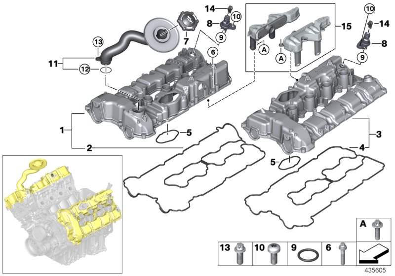 BMW 11 12 7 566 288 - Gasket, cylinder head cover onlydrive.pro