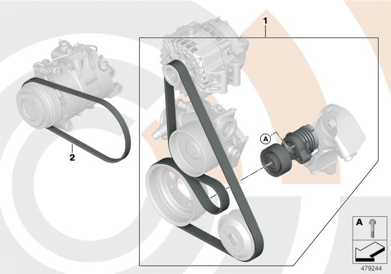 BMW 11 28 7 631 825 - V-Ribbed Belt onlydrive.pro