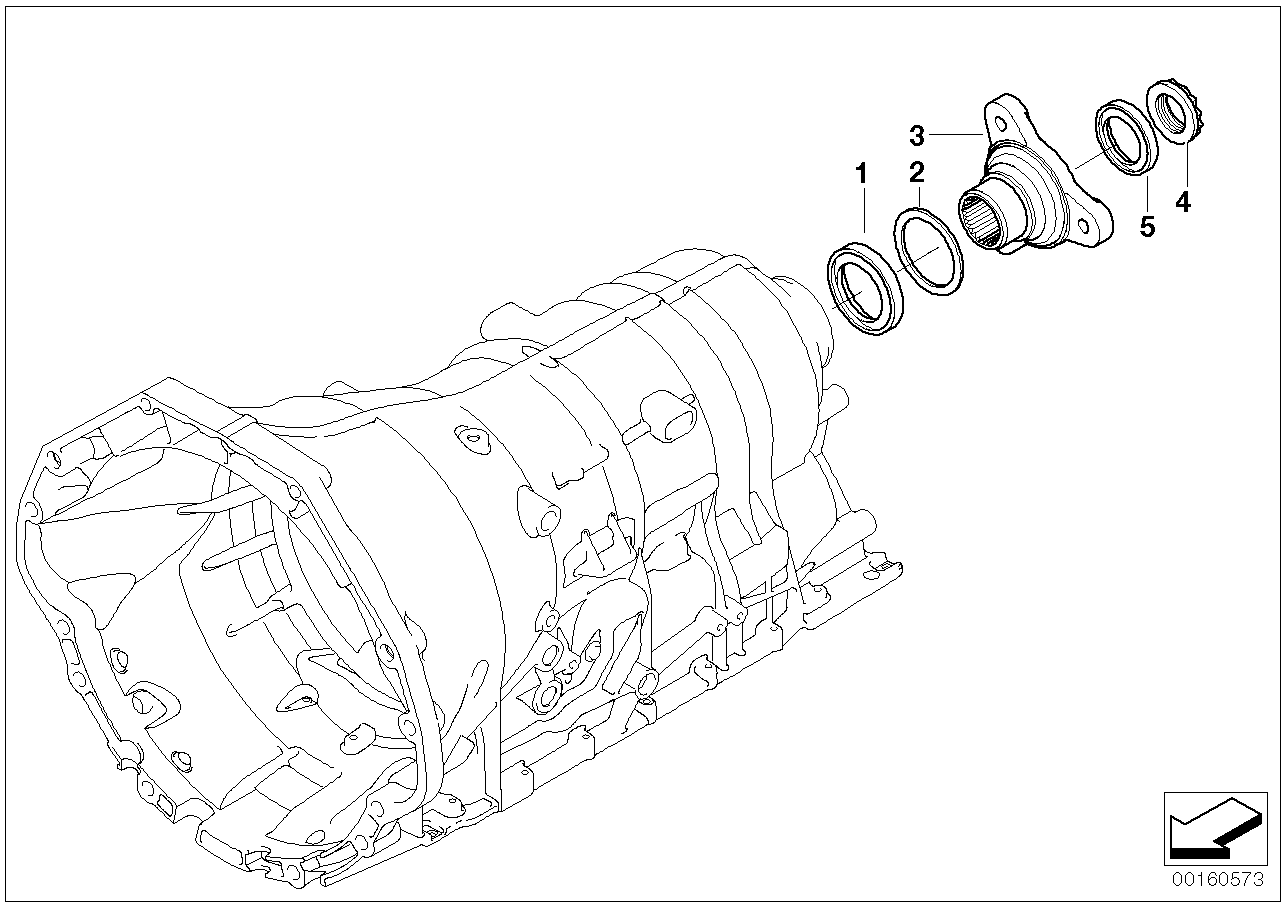 BMW 24207588763 - Shaft Seal, automatic transmission onlydrive.pro