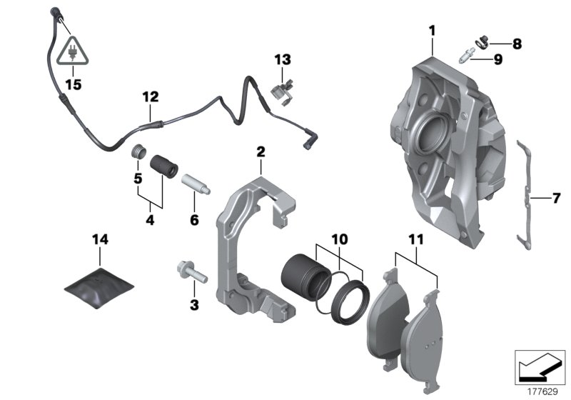 BMW 34 11 6 776 935 - Guide Sleeve Kit, brake caliper onlydrive.pro