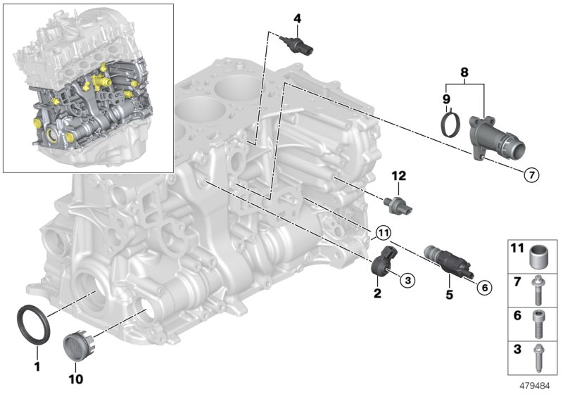 BMW 11 11 8 604 931 - Veleno sandariklis, alkūninis velenas onlydrive.pro