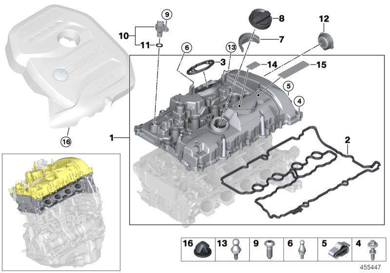 BMW 11127611278 - Svirties dangtelis onlydrive.pro