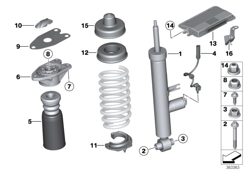 BMW 33536854701 - Dust Cover Kit, shock absorber onlydrive.pro