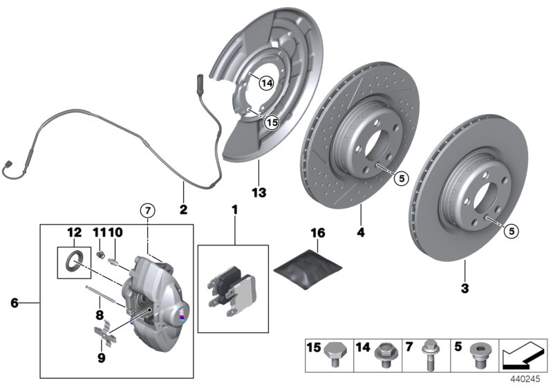 BMW 34216857153 - Ремкомплект, тормозной суппорт onlydrive.pro