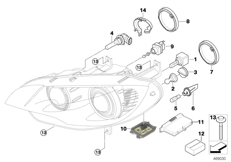 BMW 63117248050 - Valdymo blokas, žibintai onlydrive.pro