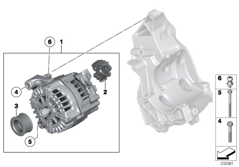 BMW 12 31 7 808 075 - Alternator onlydrive.pro