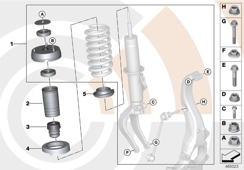 BMW 31 33 6 857 001* - Top Strut Mounting onlydrive.pro