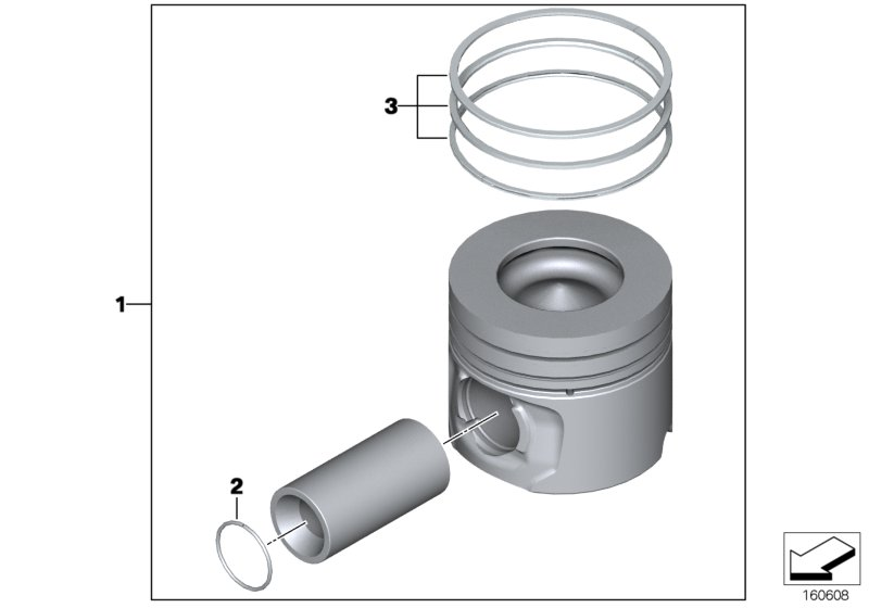 BMW 11257811793 - Piston onlydrive.pro