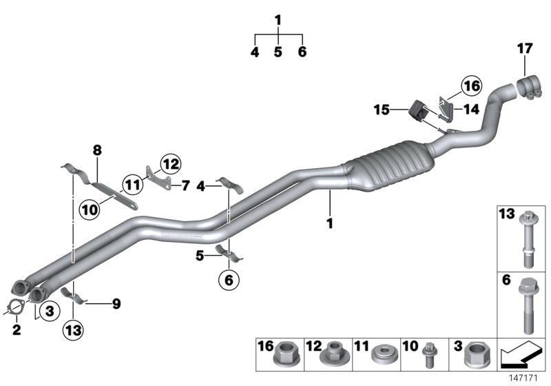 BMW 18 10 7 549 447 - Прокладка, труба выхлопного газа onlydrive.pro