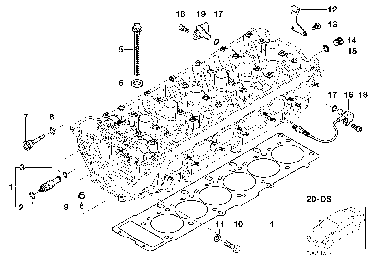 BMW 11 12 7 835 918 - Gasket, cylinder head onlydrive.pro