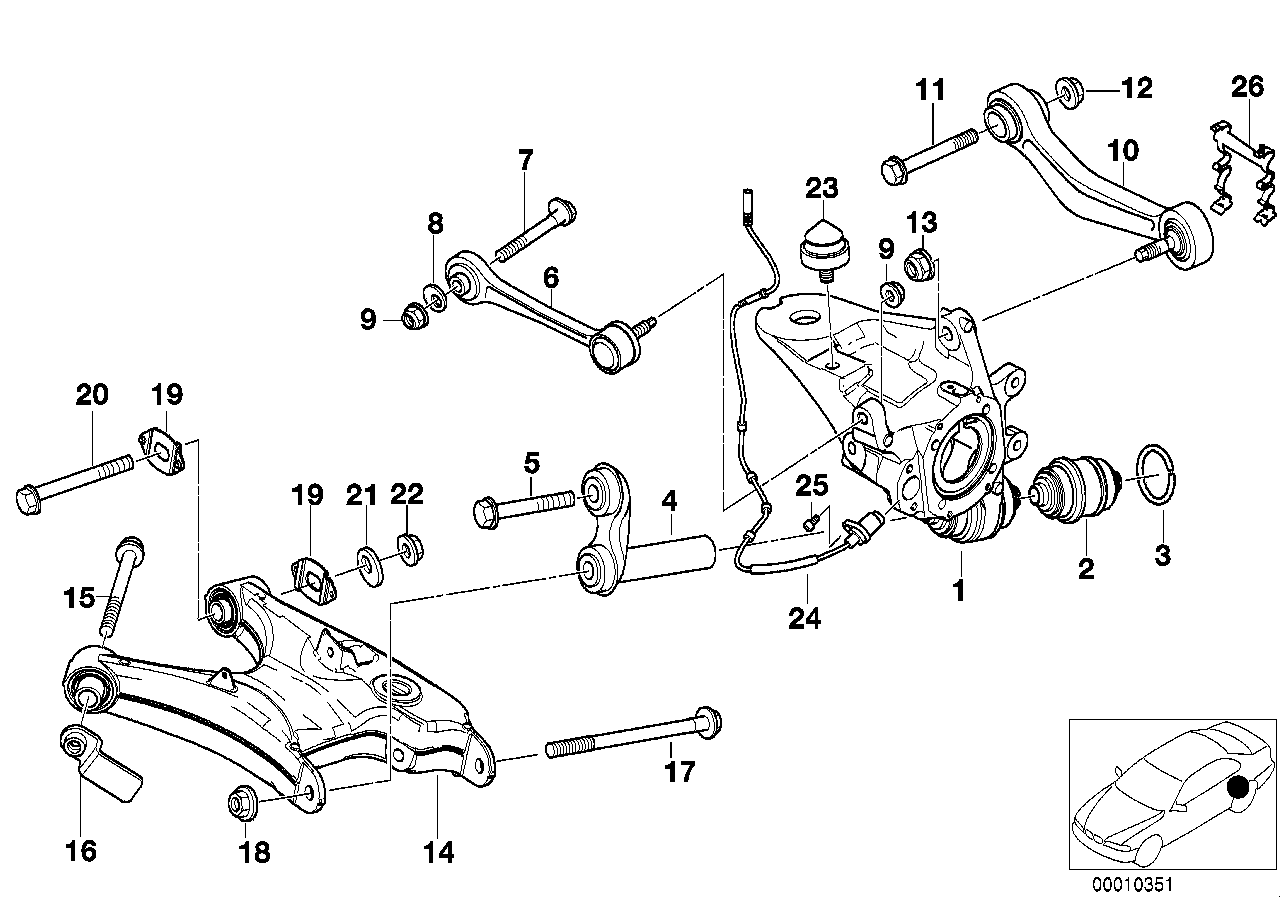 BMW 33 32 1 093 723 - Гильза, рычаг подвески колеса onlydrive.pro