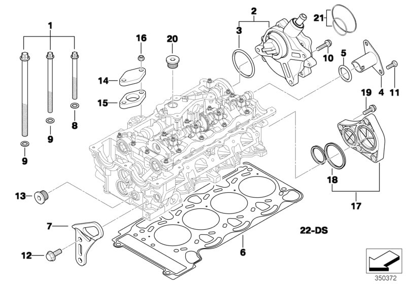 BMW 11 12 7 509 711 - Прокладка, головка цилиндра onlydrive.pro