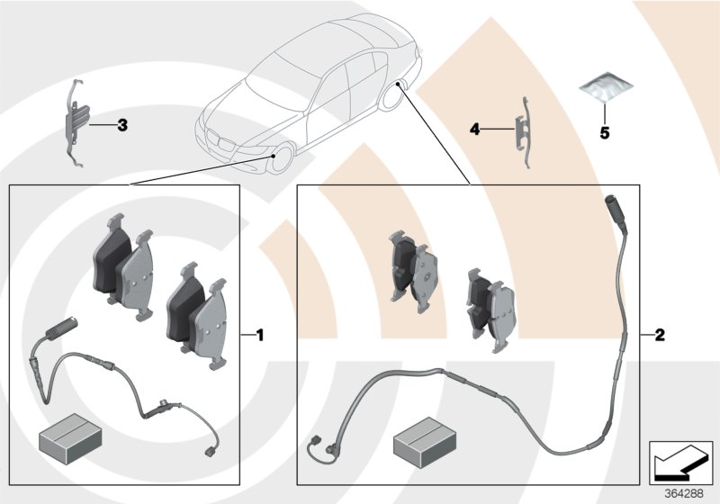 BMW 34111163801 - Accessory Kit for disc brake Pads onlydrive.pro