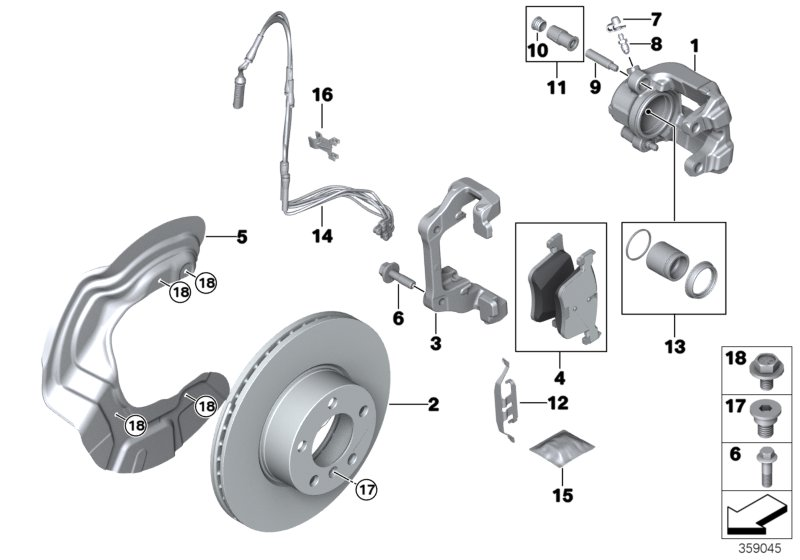 BMW 34 11 6 766 683 - Remondikomplekt,Pidurisadul onlydrive.pro