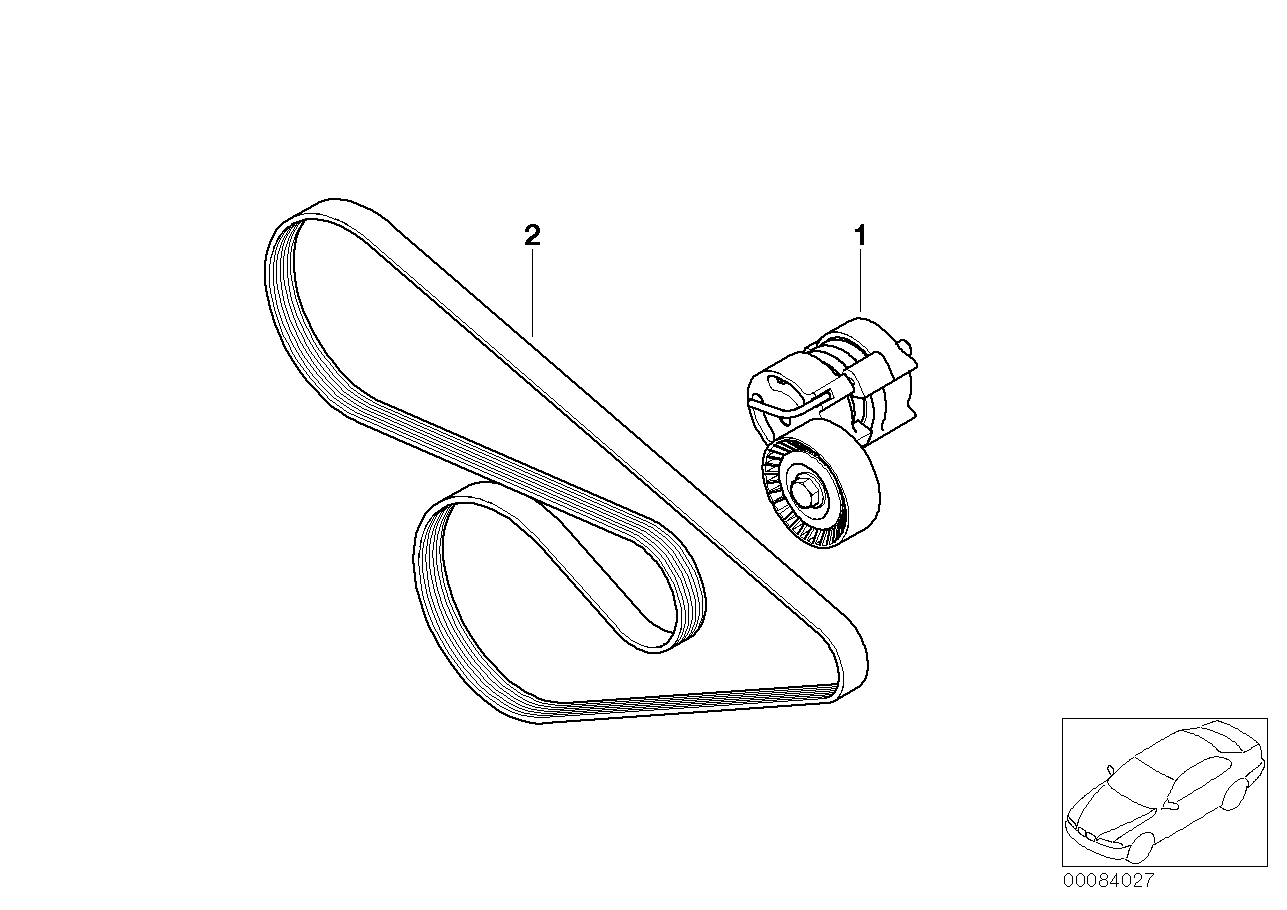 BMW 11287631811 - Ķīļrievu siksna onlydrive.pro