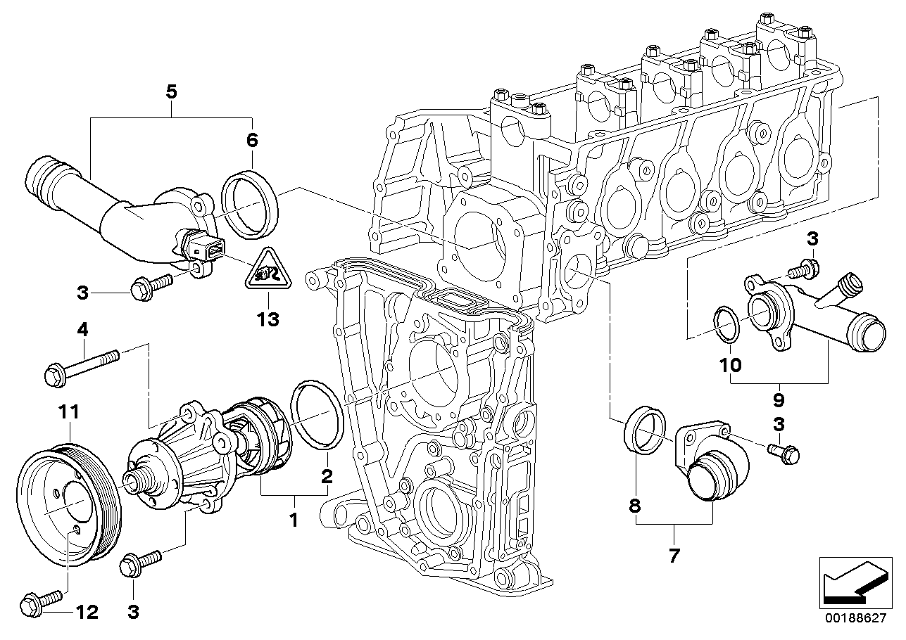 BMW 11 53 1 743 329 - Aušinimo skysčio vamzdis onlydrive.pro