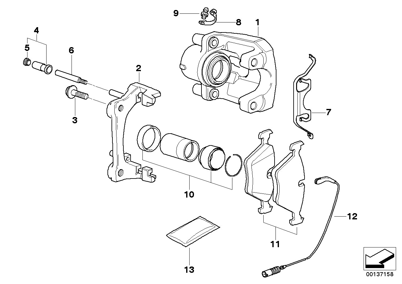 BMW 34216768693 - Bremžu suports onlydrive.pro