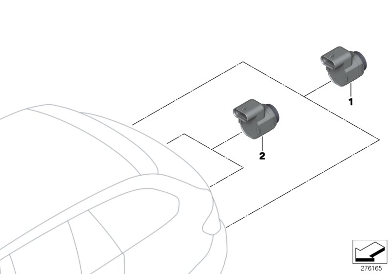 BMW 66212180144 - Sensor, parkimisabi onlydrive.pro