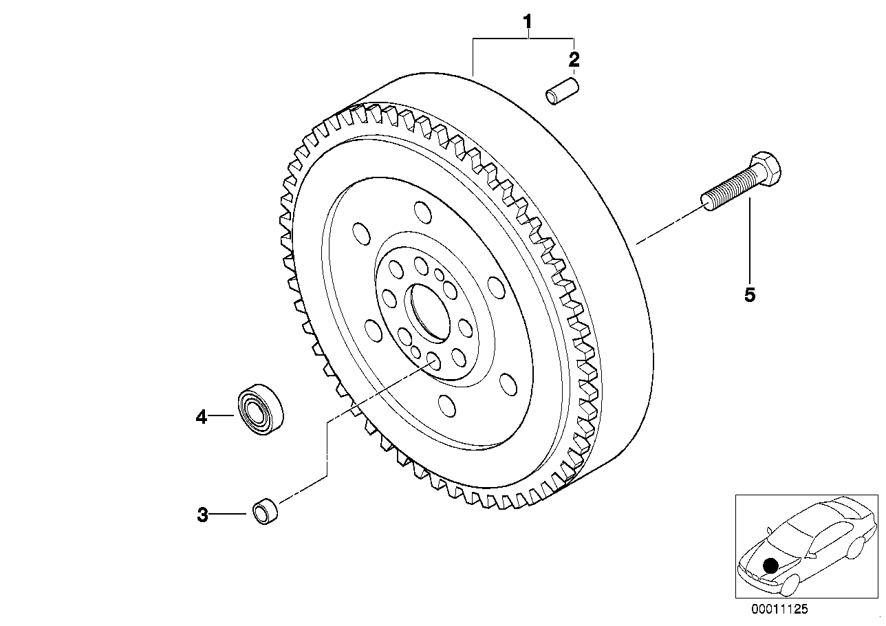 BMW 21 21 1 223 712 - Flywheel onlydrive.pro