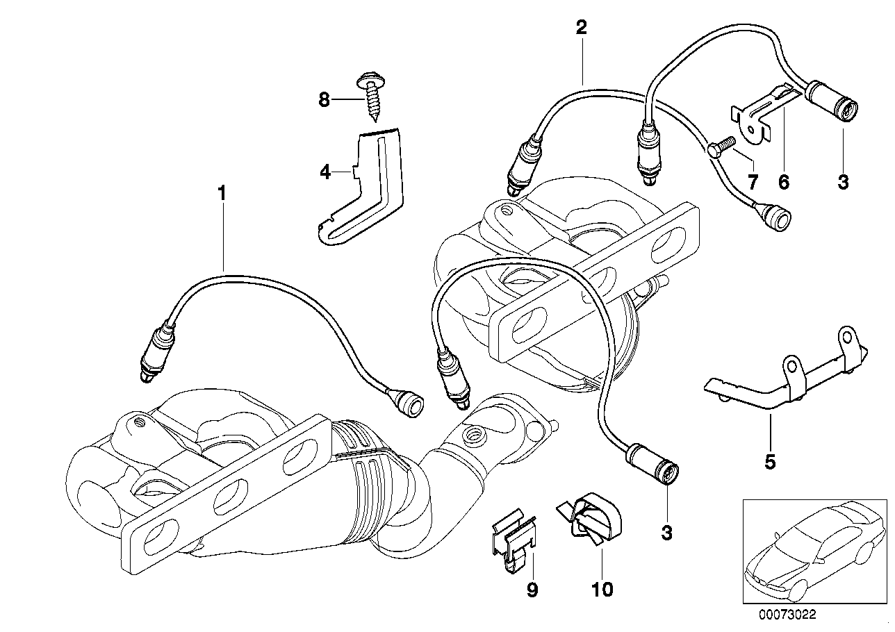 BMW 11 78 1 437 586 - Lambda probe fixings: 1  pcs. onlydrive.pro