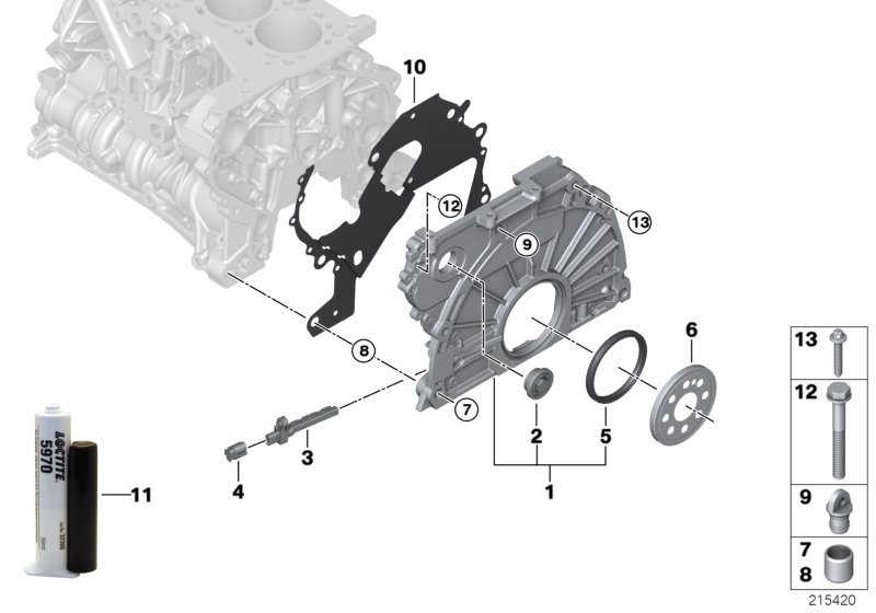 BMW 11 14 7 797 490 - Akselitiiviste, kampiakseli onlydrive.pro