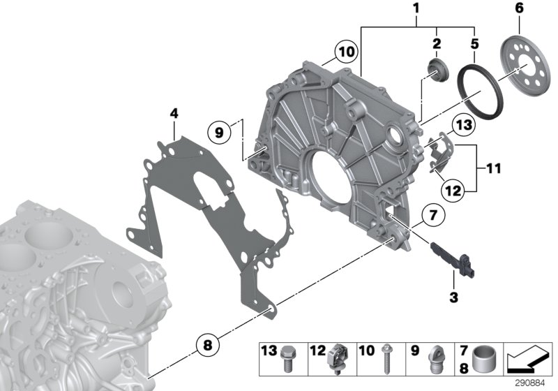 BMW 11 14 7 797 491 - Tihend,juhtkorpus onlydrive.pro