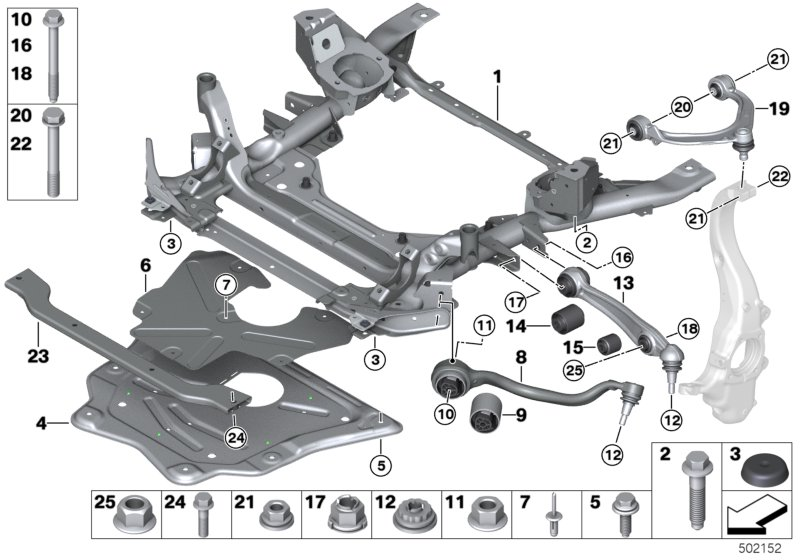 BMW 33 30 6 787 062 - Remonto komplektas, trauklė onlydrive.pro