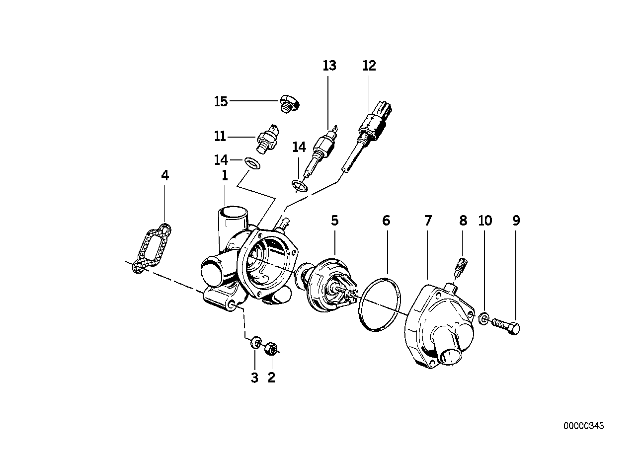 BMW 62 11 0 788 115 - Devējs, Dzesēšanas šķidruma temperatūra onlydrive.pro