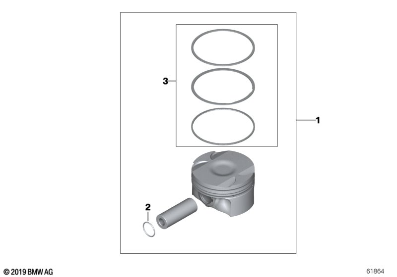 BMW 11 25 7 559 434 - Kolvirõngakomplekt onlydrive.pro