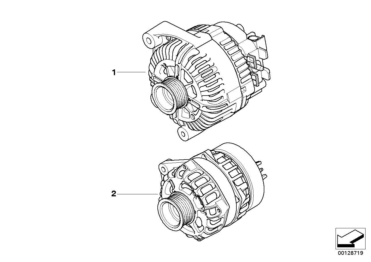 BMW 12 31 7 540 994 - Alternator onlydrive.pro