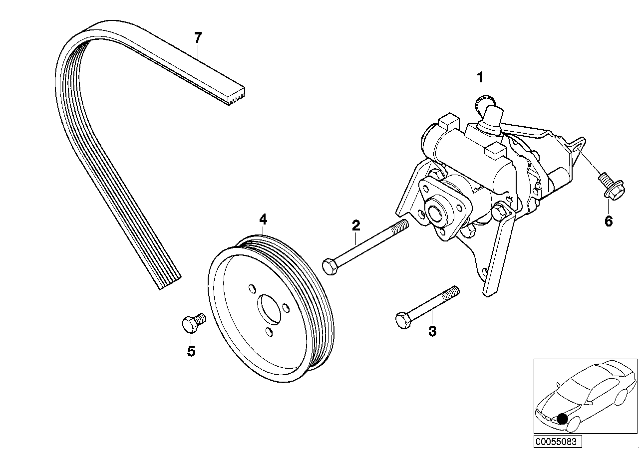 BMW 32 41 6 760 034 - Hydrauliikkapumppu, ohjaus onlydrive.pro