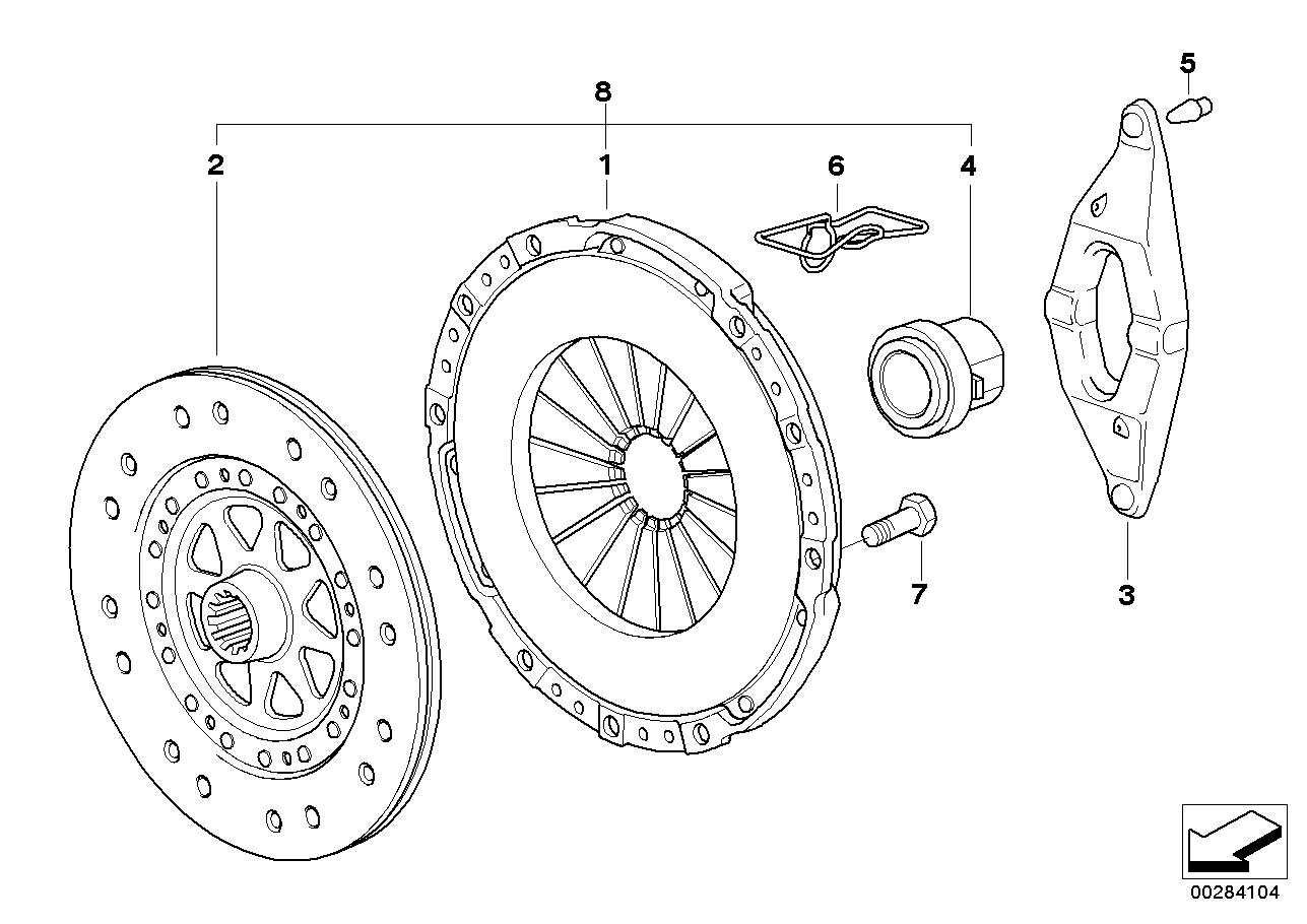 BMW 21 20 1 223 687 - Clutch Disc onlydrive.pro