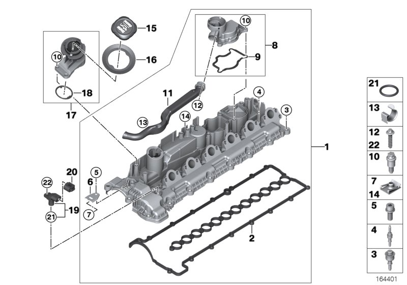 BMW 11 12 7 560 482 - Sealing Cap, oil filling port onlydrive.pro