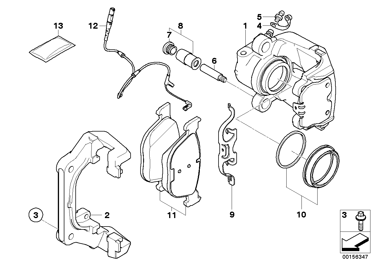 BMW 34 11 6 776 785 - Brake Caliper onlydrive.pro