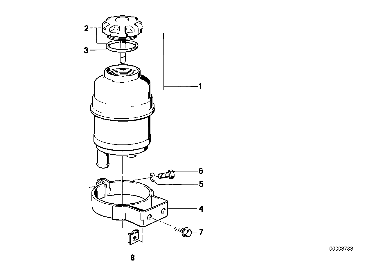 Mini 32 41 1 124 680 - Tasaussäiliö, servo-ohjaus onlydrive.pro