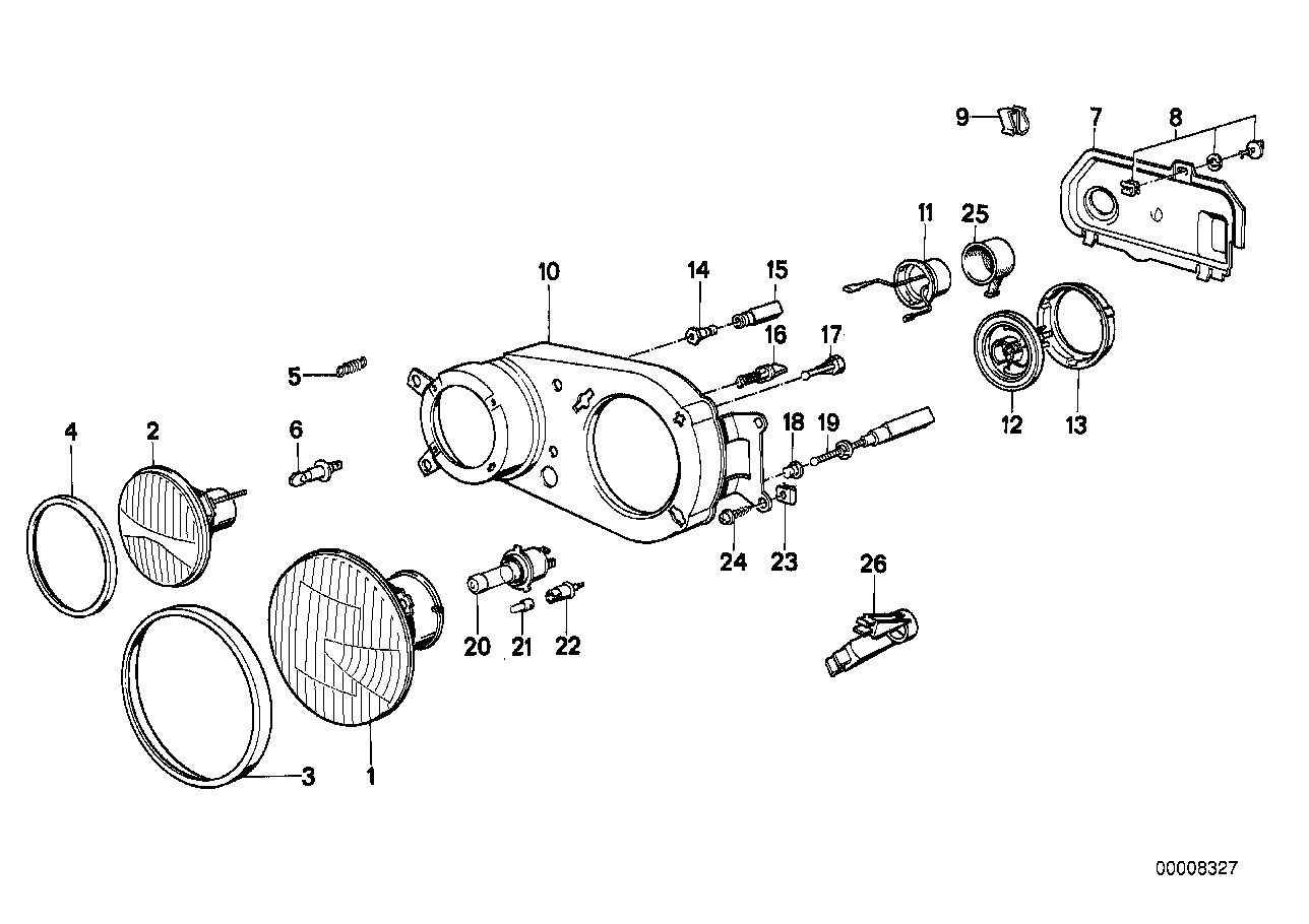 BMW 07 50 9 063 576 - Single components for headlight: X pcs. onlydrive.pro