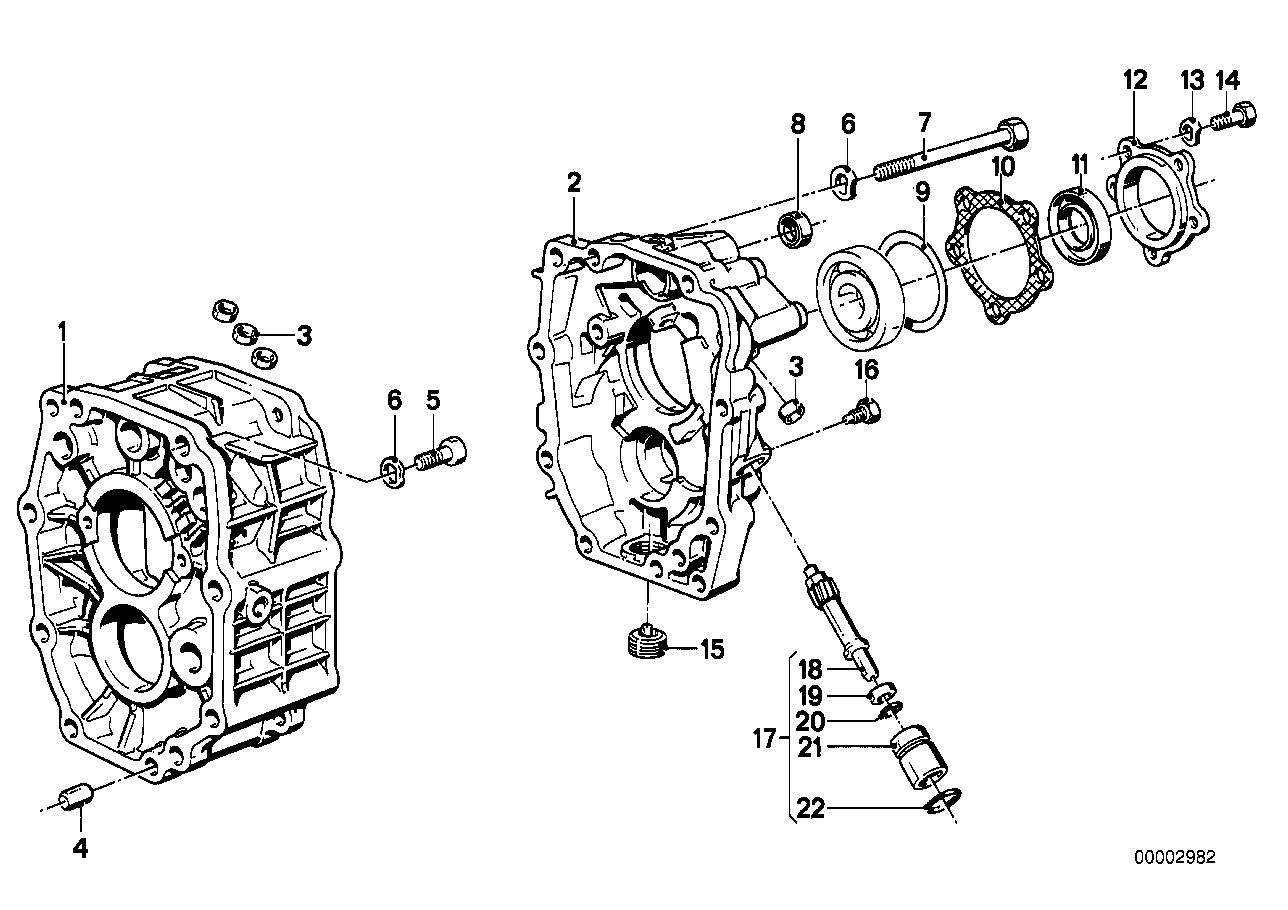 BMW 23 12 1 282 394 - Shaft Seal, manual transmission onlydrive.pro