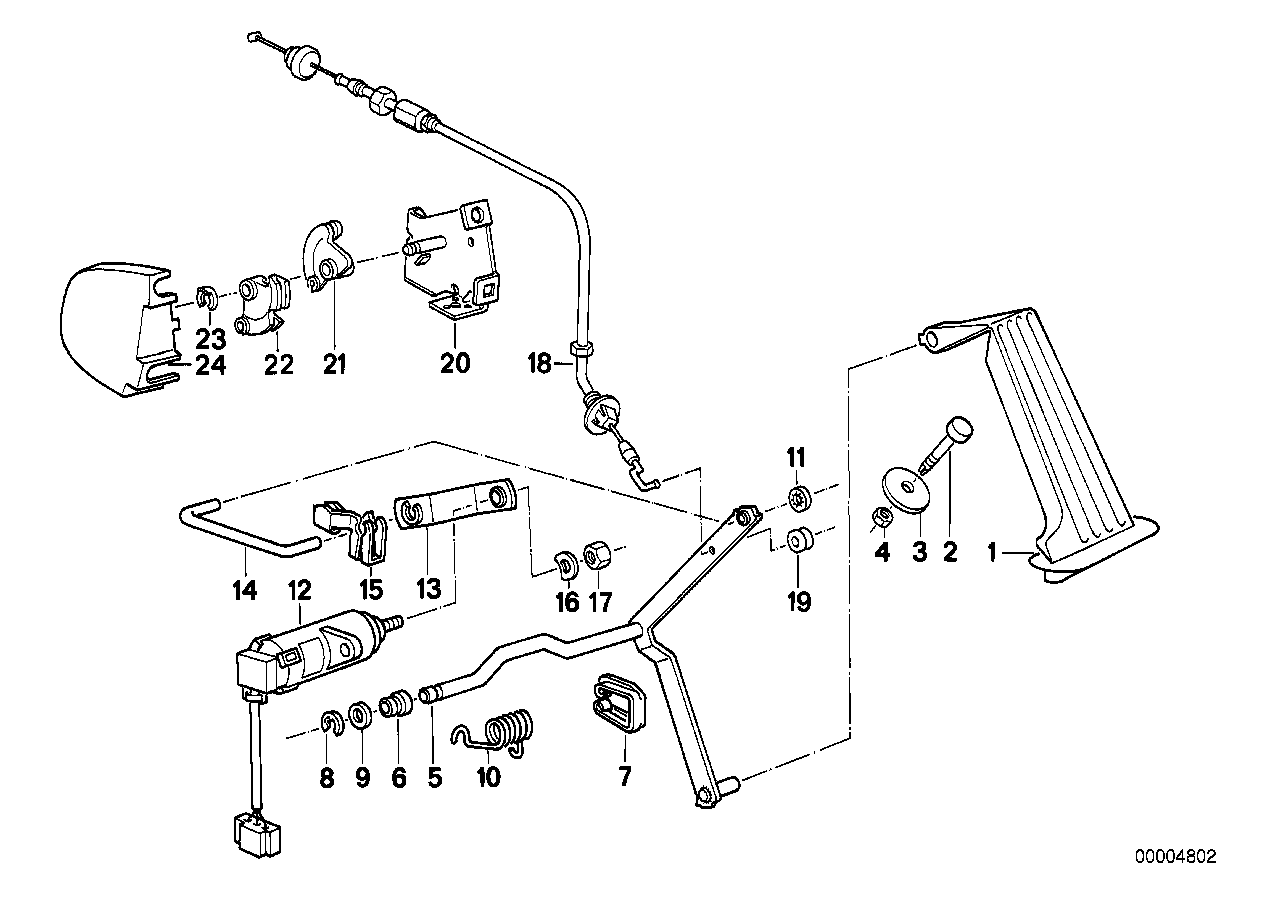 BMW 13622 245 690 - Sensor, accelerator pedal position onlydrive.pro