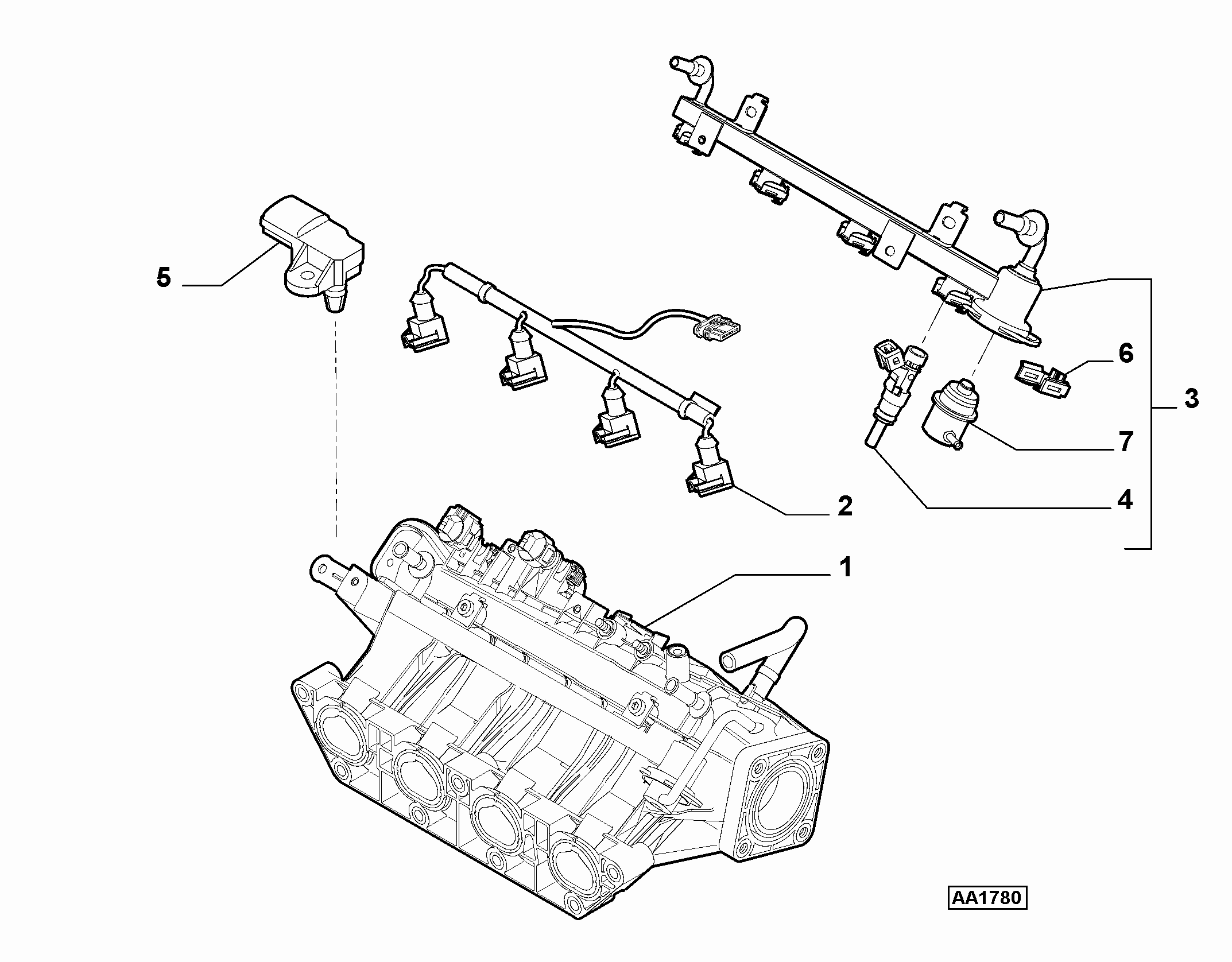 FIAT 77365541 - Control Valve, fuel pressure onlydrive.pro