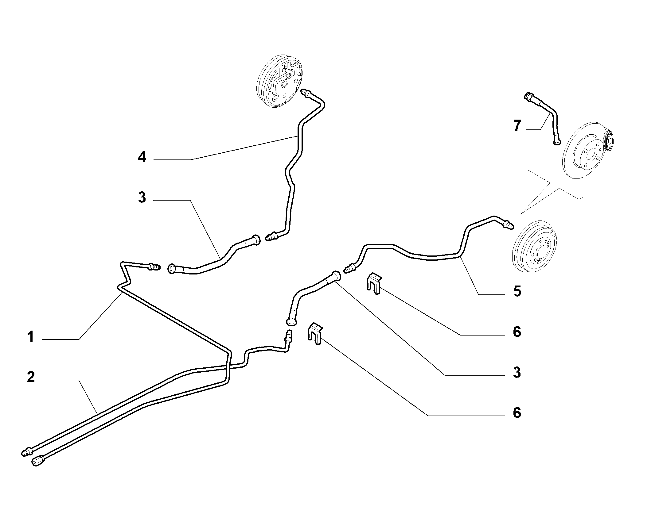 FIAT 46814034 - Bremžu šļūtene onlydrive.pro