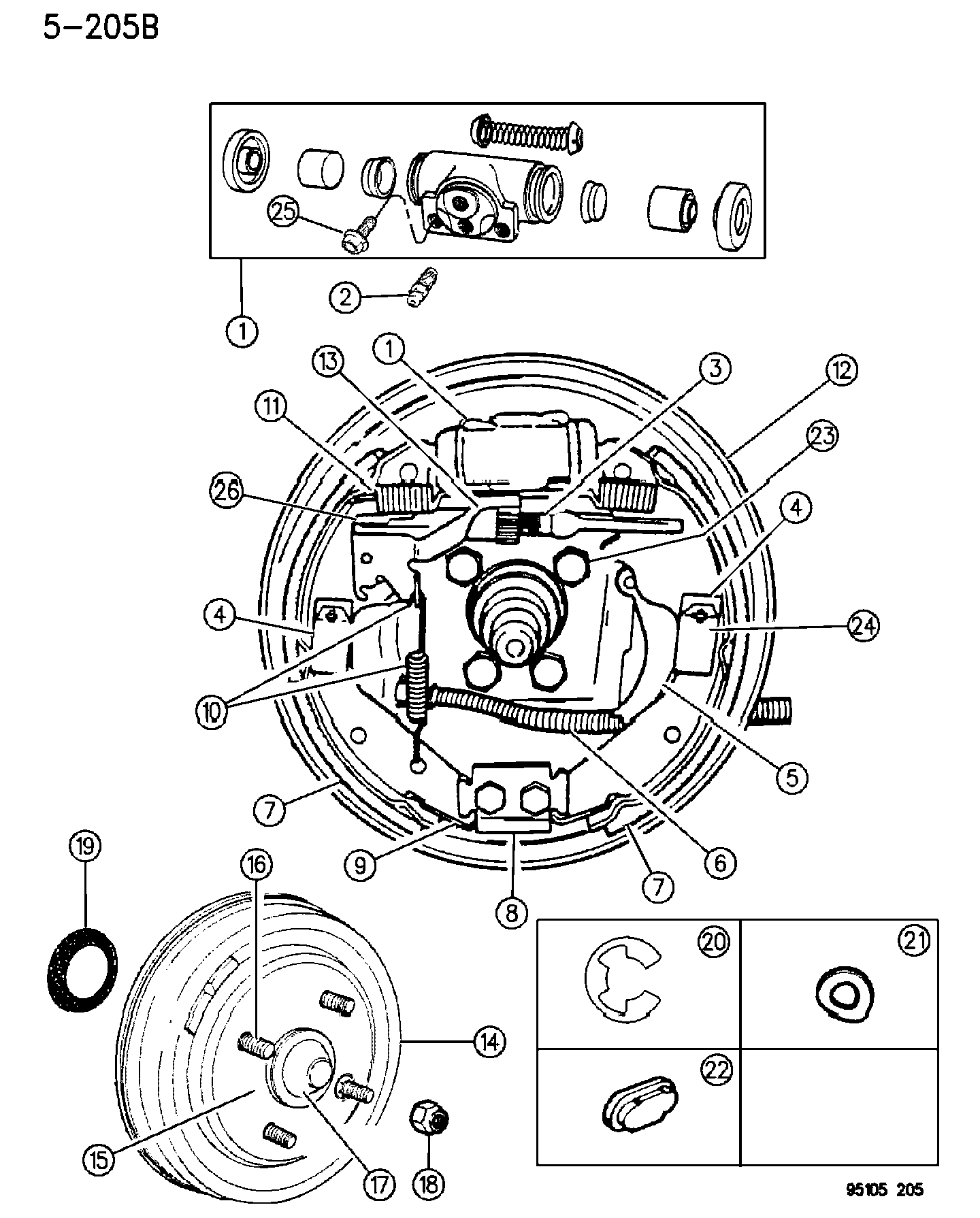 Chrysler 476 2537 - Jarrukenkäsarja onlydrive.pro